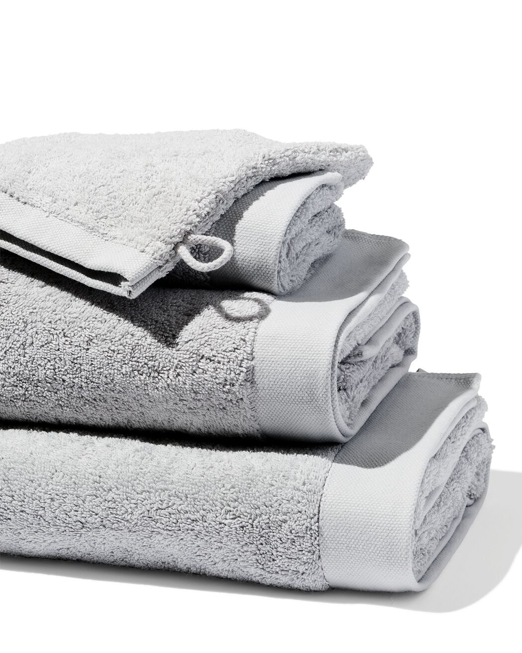 Serviette de bain 50x100 - Gris clair 