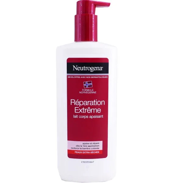 Image NEUTROGENA REPARATION EXTREME - Lait Corps Apaisant - Peaux Très sèches, 400ml