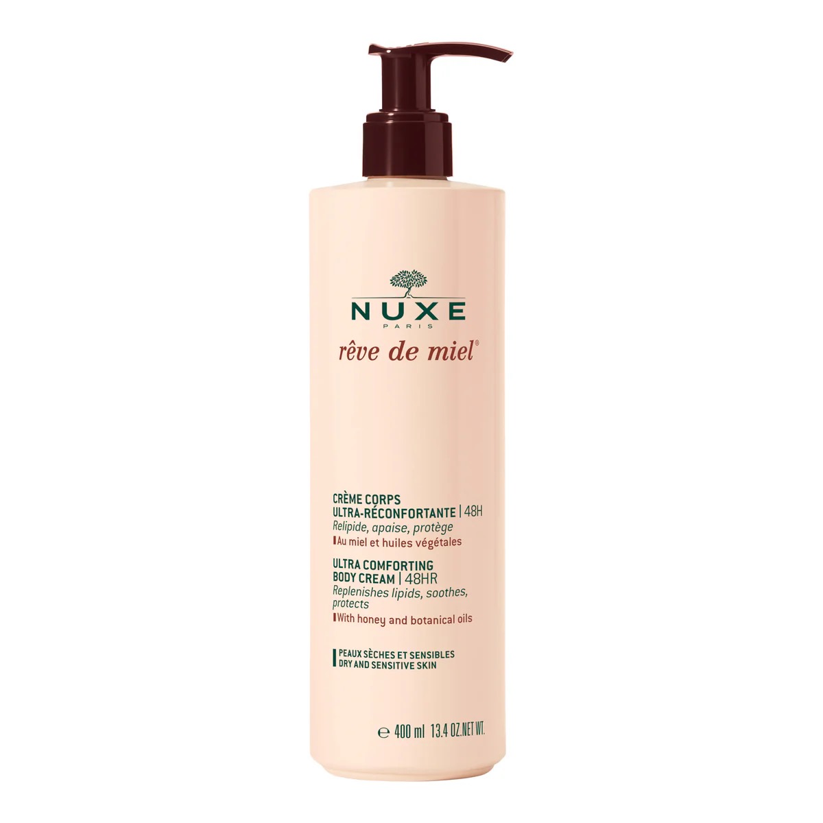 Image NUXE Rêve de Miel Crème Corps Ultra-Réconfortante 48H 400 ml